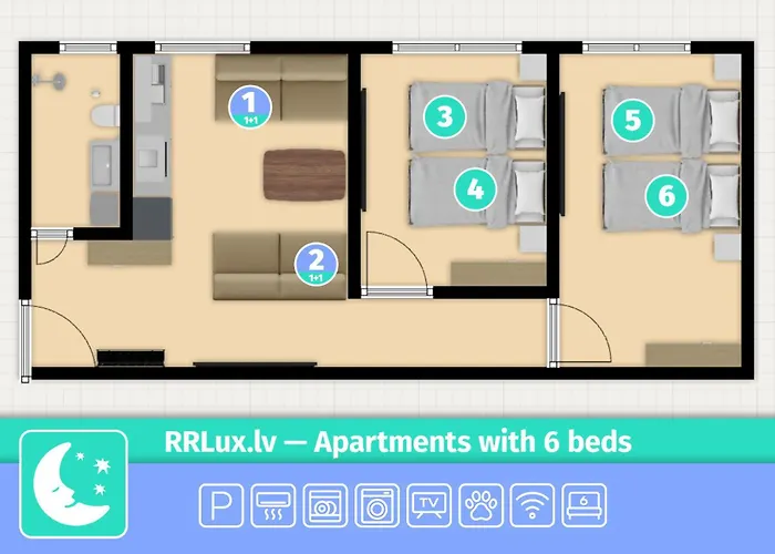 아파트 S9 Rrlux Free Parking *